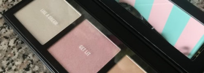 Хайлайтер МАС Hyper Real Glow Palette в оттенке Get Lit. + сравнение со схожими оттенками из палетки Kat Von D Alchemist