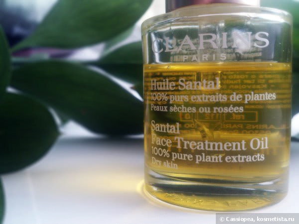 Clarins масло для сухой кожи santal