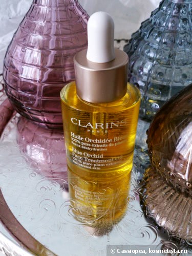 Clarins Blue Orchid Face Treatment Oil + сравнение масел от Clarins