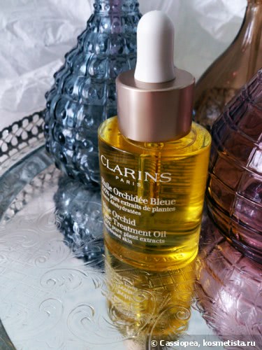 Clarins Blue Orchid Face Treatment Oil + сравнение масел от Clarins
