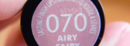 Двое из ларца.. Rimmel.   Rimmel Lastin Finish Lipstick  -  070 Airy Fairy  и 077 Asia