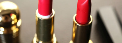 Dior и Chanel Holiday 2013: Rouge Diorific 046 Minuit, Rouge Allure Velvet 317 La Précieuse