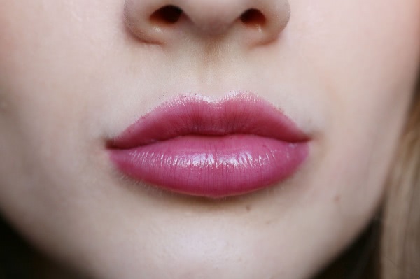 Chanel Rouge Coco Shine Hydrating Sheer Lipshine #96 Aura, Estee Lauder Pure Color Envy Sculpting Lipstick #450 Insolent Plum
