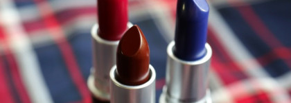 MAC Matte Lipstick в оттенках Matte Royal, D For Danger, Antique Velvet из коллекции The Matte Lip Collection 2015