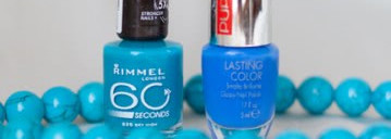 Небесный дуэт с лаками Rimmel и Pupa