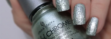 China Glaze Nail Lacquer Crinkled Chrome  # 81261  Wrinkling The Sheets
