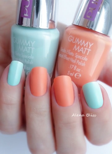 Pupa Special Effect Nail Polish Sporty Chic Gummy Matt (Spring Collection 2015)