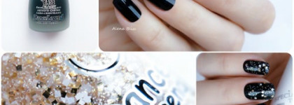 Dance Legend: Glitter Base Black Peel Off Formula & Special Top