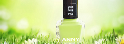 ANNY Nail Polish Green Oasis # 372.30 (Secret Garden IN L.A. Collection Spring 2022) . Одевайтесь в счастье - оно всегда в моде