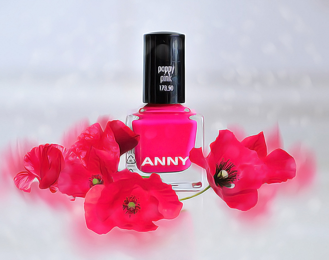 ANNY Nail Polish  #173.50 Poppy Pink - розовые маки из Германии