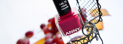Яркая осень с ANNY nail polish 146.70 Milady Marsala. И немного о капельных сушках