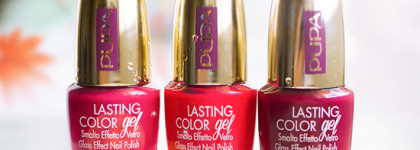 Красные. Pupa Lasting Color Gel Velvet Garden Collection