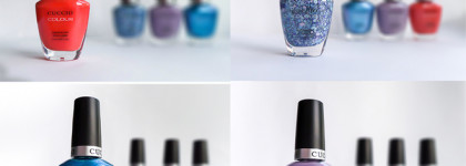 Многоцветие весенних маникюров с Cuccio Colour Soul Surfer, A Star is Born, Roller Skate, California Dreamin