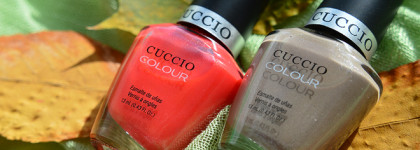 В оттенках солнечной осени: Cuccio Colour: 6118 Cream & Sugar и 6160 Goody, Goody Gumdrops