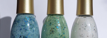 Весенние маникюры с Aurelia Glamour Milky Glitters ## 82, 84 и Carnival # 26