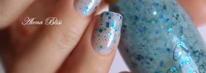 Весенние маникюры с Aurelia Glamour Milky Glitters ## 82, 84 и Carnival # 26