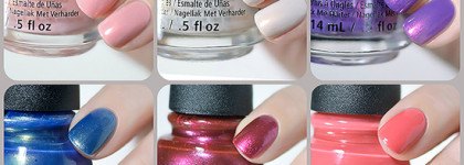 Весенние маникюры с лаками China Glaze Seas And Greetings Collection
