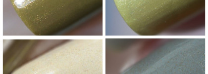 Весенние маникюры в оттенках зеленого чая с лаками Berenice Mystic city collection