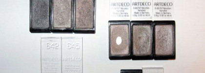 Дождь грибной, холодный. Мои тени Artdeco, часть 1