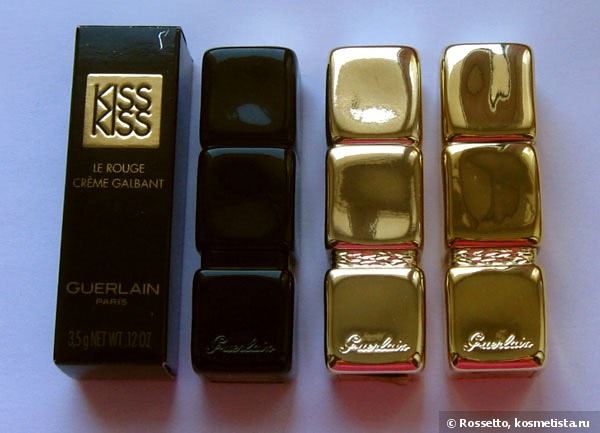 Красная-прекрасная - Guerlain Kiss Kiss Lipstick Shaping Cream Lip Colour 327 Red Strass