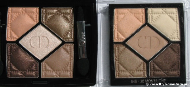 Dior 5 Couleurs: сравнение №646 30 Montaigne (постоянная линейка) и №746 Ambre Nuit (Dior Tie Dye Makeup Collection Summer 2015)