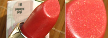 Персиковая помада Clinique Pop Lip Colour + Primer 18 Papaya Pop