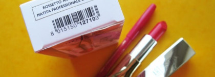 Яркая и неоновая: Collistar Rossetto Art Design 10 Ciclamino + Collistar Professional Lip Pencil 17 Fucsia Dune (Collistar Transparency Collection Spring 2015)