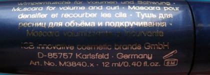 "Сексуальные ресницы и даже больше" - Misslyn Sexy Lashes Volume and more mascara long-wear