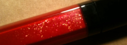Роскошная идея в небрежном исполнении. Guerlain Gloss d'Enfer 421 Red Pow