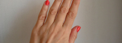 Коралл со вкусом - лак Rimmel London 60 Seconds Super Shine 415 Instyle Coral