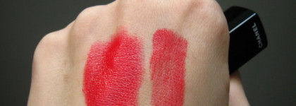 Снова вместе, снова рядом с Chanel: Rouge Allure 257 Ultrarose (добавлены фото сразу после нанесения)