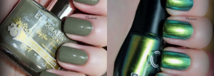 Поговорим о зелененьком?  EL Corazon  Charm and beauty №891 и  Dance legend Chameleon Wazowski 095