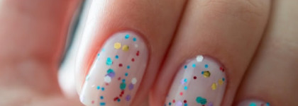 SkinFood коллекция Milk Shake Nail - #wh01 Smoothing Star Shake