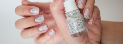 SkinFood коллекция Milk Shake Nail - #wh01 Smoothing Star Shake