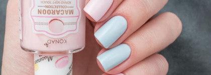 Konad – Macaroon Collection (Blue Cheese + Rose Pink)