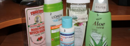 Тонизирование. Моя коллекция тоников для лица