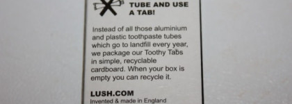 Lush Ultra blast toothy tabs - Твердая зубная паста Lush Ультрабласт