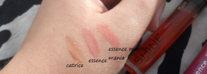 Летние блески от Essence и Catrice: два персика и одна фуксия