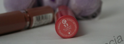 Мои помады Essence Lipstick. Часть 1: Кремовые скромницы #52, #53