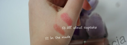 Мои помады Essence Lipstick. Часть 1: Кремовые скромницы #52, #53