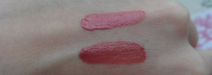 Две бюджетные матовые помады: Vivienne Sabo  Velvet liquid Lipstick Levres de Velours №202 и Luxvisage Pin-Up Ultra matt №2