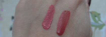 Две бюджетные матовые помады: Vivienne Sabo  Velvet liquid Lipstick Levres de Velours №202 и Luxvisage Pin-Up Ultra matt №2