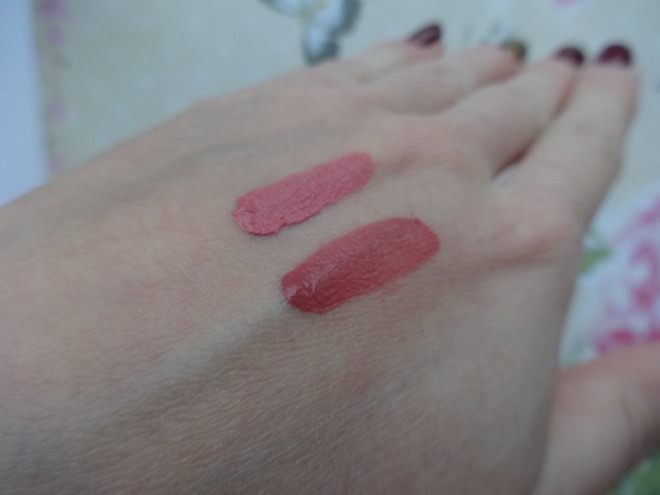 Две бюджетные матовые помады: Vivienne Sabo Velvet liquid Lipstick Levres de Velours №202 и Luxvisage Pin-Up Ultra matt №2