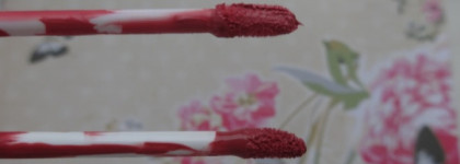 Две бюджетные матовые помады: Vivienne Sabo  Velvet liquid Lipstick Levres de Velours №202 и Luxvisage Pin-Up Ultra matt №2