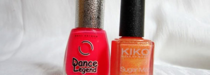 Сравнение песочных лаков Kiko и Dance Legend