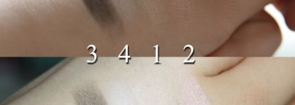 Набор для творчества - палетка MAC eye shadow в оттенках :Carbon, Gesso, Yogurt, Blanc type