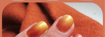 Солнечное настроение с лаками Nogotok style Color 181 и Flormar Duo 2x Chrome Nail Enamel dc04