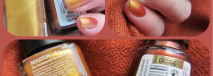 Солнечное настроение с лаками Nogotok style Color 181 и Flormar Duo 2x Chrome Nail Enamel dc04