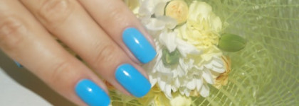 Голубой неон... или не Он? Лак для ногтей Golden Rose Paris Nail Lacquer №204