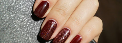 Осенний двойной маникюр с лаками Essence и Golden Rose